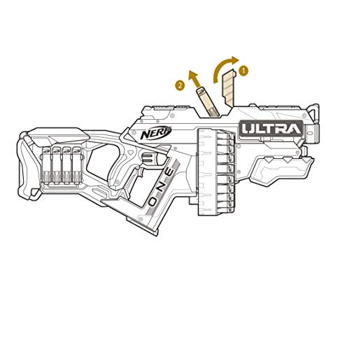 Hasbro Nerf Ultra One Motorized Blaster Advanced Design High Capac Caribbean Platform